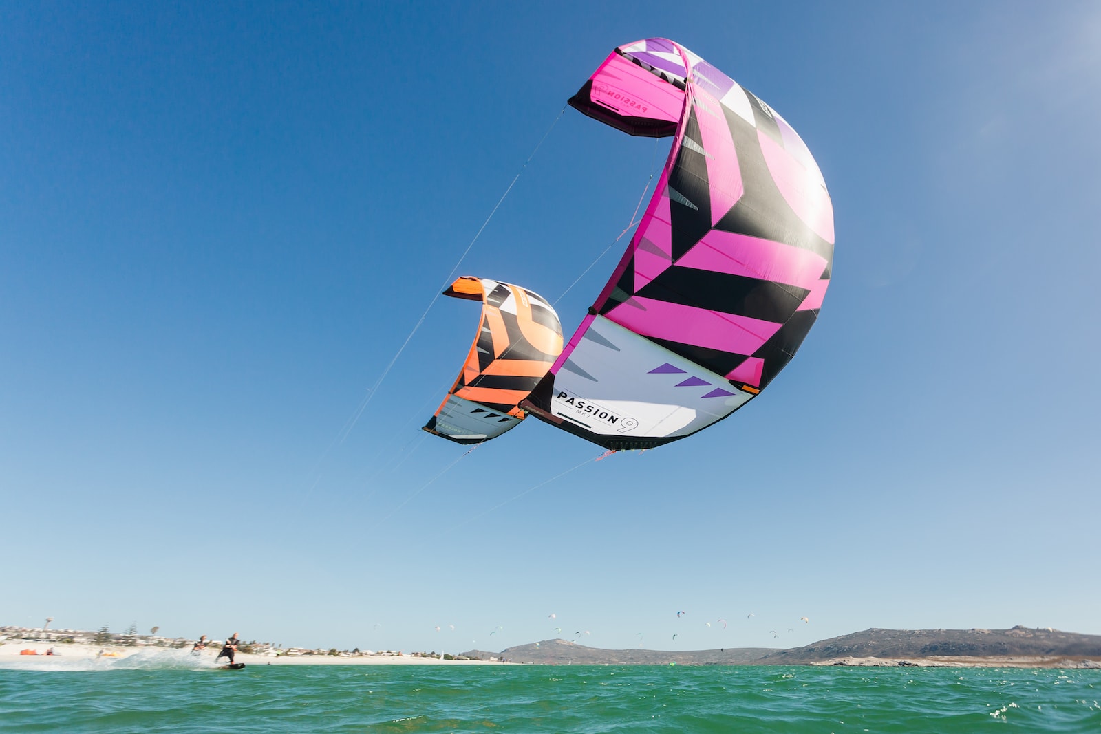 passion mk9 nafukovaci kite orange gray pink purple rrd windsurfing karlin